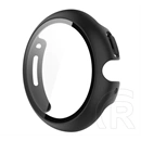 Gigapack Google Pixel Watch 4 45mm műanyag keret (bumper, ütésállóság + kijelzővédő üveg) fekete