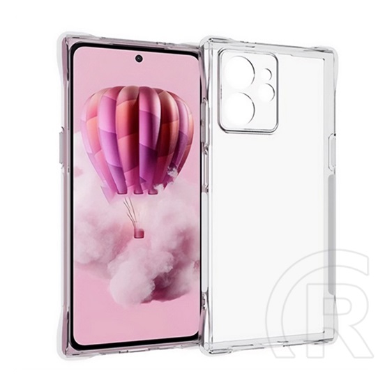 Gigapack HMD Skyline szilikon telefonvédő (ütésállóság, légpárnás sarok) átlátszó