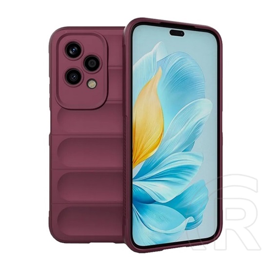 Gigapack Honor 200 Lite szilikon telefonvédő (ütésállóság, kameravédő, 3d) bordó
