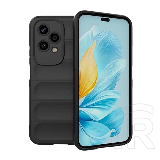 Gigapack Honor 200 Lite szilikon telefonvédő (ütésállóság, kameravédő, 3d) fekete
