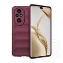 Gigapack Honor 200 Pro szilikon telefonvédő (ütésállóság, kameravédő, 3d) bordó