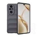 Gigapack Honor 200 Pro szilikon telefonvédő (ütésállóság, kameravédő, 3d) sötétszürke