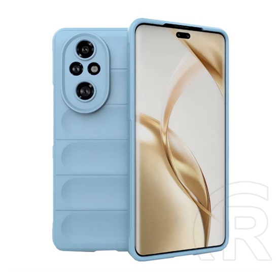 Gigapack Honor 200 Pro szilikon telefonvédő (ütésállóság, kameravédő, 3d) világoskék
