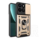 Gigapack Honor 200 Smart defender szilikon telefonvédő (ütésállóság, tartógyűrű, kameravédő) arany
