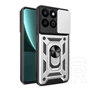 Gigapack Honor 200 Smart defender szilikon telefonvédő (ütésállóság, tartógyűrű, kameravédő) ezüst