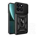 Gigapack Honor 200 Smart defender szilikon telefonvédő (ütésállóság, tartógyűrű, kameravédő) fekete