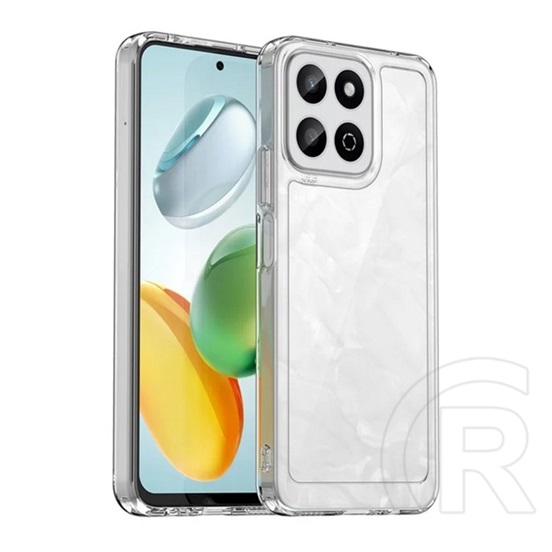 Gigapack Honor 200 Smart szilikon telefonvédő (ütésállóság, átlátszó hátlap) átlátszó