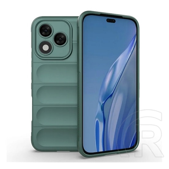 Gigapack Honor 400 Lite szilikon telefonvédő (ütésállóság, kameravédő, 3d) sötétzöld