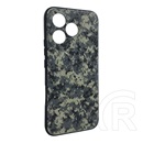 Gigapack Honor 400 Lite szilikon telefonvédő (ütésállóság, kameravédő, terep minta) sötétzöld