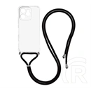 Gigapack Honor 400 Lite szilikon telefonvédő (ütésállóság, légpárnás sarok, nyakpánt) átlátszó
