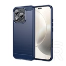 Gigapack Honor 400 Lite szilikon telefonvédő (ütésállóság, légpárnás sarok, szálcsiszolt, karbon minta) sötétkék
