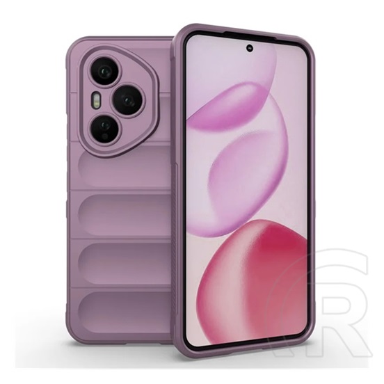 Gigapack Honor 400 Pro szilikon telefonvédő (ütésállóság, kameravédő, 3d) lila