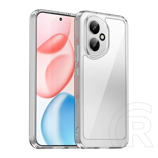 Gigapack Honor 400 szilikon telefonvédő (ütésállóság, átlátszó hátlap) átlátszó