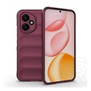 Gigapack Honor 400 szilikon telefonvédő (ütésállóság, kameravédő, 3d) bordó