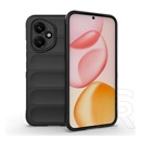 Gigapack Honor 400 szilikon telefonvédő (ütésállóság, kameravédő, 3d) fekete