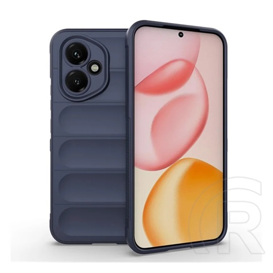 Gigapack Honor 400 szilikon telefonvédő (ütésállóság, kameravédő, 3d) sötétkék