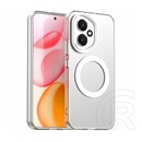 Gigapack Honor 400 szilikon telefonvédő (ütésállóság, műanyag hátlap, kameravédő, magsafe, matt) átlátszó