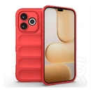 Gigapack Honor 600 Lite szilikon telefonvédő (ütésállóság, kameravédő, 3d) piros