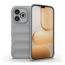 Gigapack Honor 600 Lite szilikon telefonvédő (ütésállóság, kameravédő, 3d) világosszürke