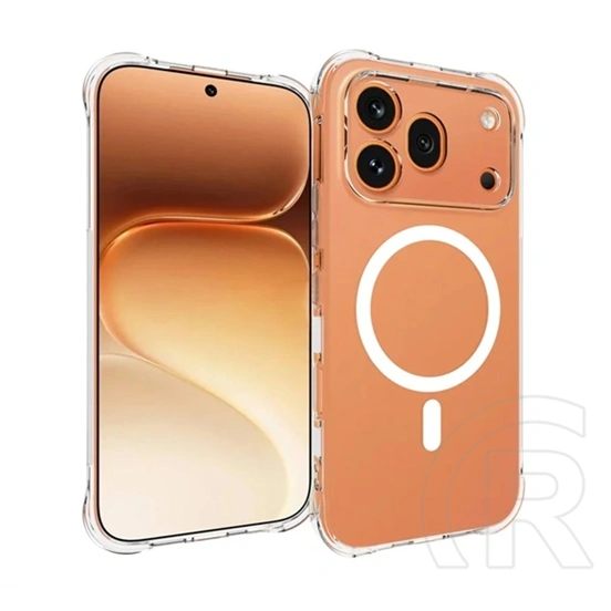 Gigapack Honor 600 Pro szilikon telefonvédő (ütésállóság, légpárnás sarok, magsafe) átlátszó