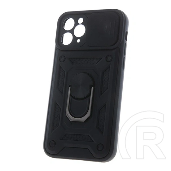 Gigapack Honor 600 defender szilikon telefonvédő (ütésállóság, tartógyűrű, kameravédő) fekete