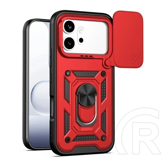 Gigapack Honor 600 defender szilikon telefonvédő (ütésállóság, tartógyűrű, kameravédő) piros