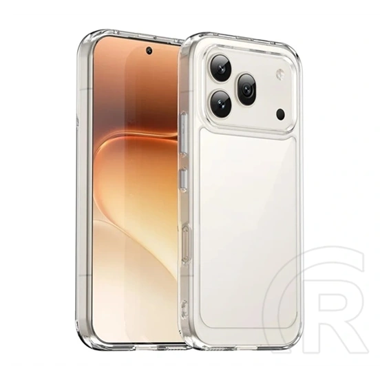 Gigapack Honor 600 szilikon telefonvédő (ütésállóság, átlátszó hátlap) átlátszó