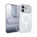 Gigapack Honor 600 szilikon telefonvédő (ütésállóság, légpárnás sarok, magsafe) átlátszó