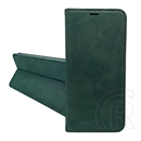 Gigapack Honor 600 tok álló, bőr hatású (flip, oldalra nyíló, asztali tartó, kártyazseb, prémium) sötétzöld