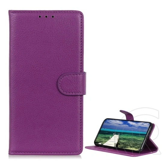 Gigapack Honor 600 tok álló, bőr hatású (flip, oldalra nyíló, asztali tartó, prémium) lila