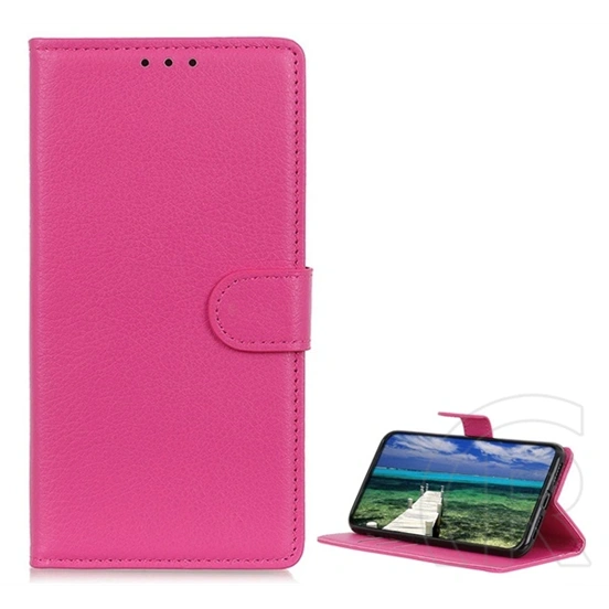 Gigapack Honor 600 tok álló, bőr hatású (flip, oldalra nyíló, asztali tartó, prémium) magenta