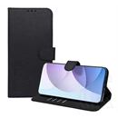 Gigapack Honor 600 tok álló, eco bőr hatású (flip, oldalra nyíló, asztali tartó, textil minta, rfid) fekete