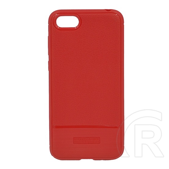 Gigapack Honor 7S szilikon telefonvédő (közepesen ütésálló, szálcsiszolt) piros