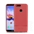 Gigapack Honor 7x szilikon telefonvédő (közepesen ütésálló, szálcsiszolt) piros