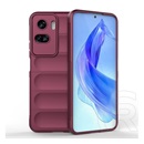 Gigapack Honor 90 Lite 5G szilikon telefonvédő (közepesen ütésálló, kamera védelem, 3d minta) bordó
