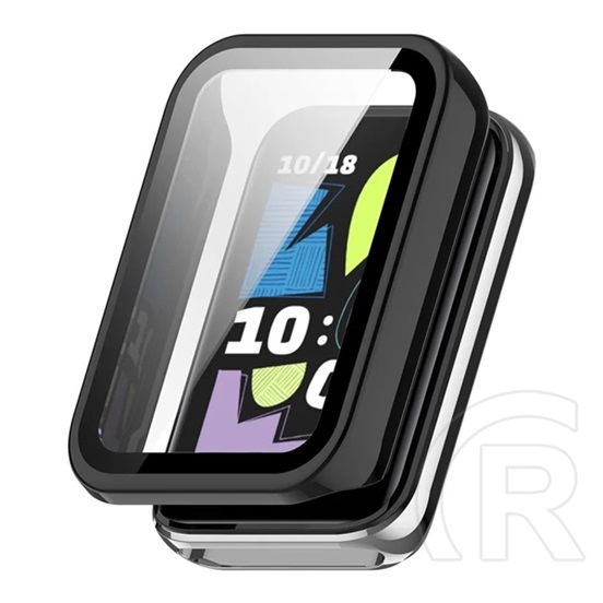 Gigapack Honor Band 10 műanyag keret (bumper, ütésállóság + kijelzővédő üveg) fekete
