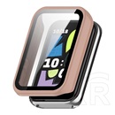 Gigapack Honor Band 10 műanyag keret (bumper, ütésállóság + kijelzővédő üveg) rózsaszín