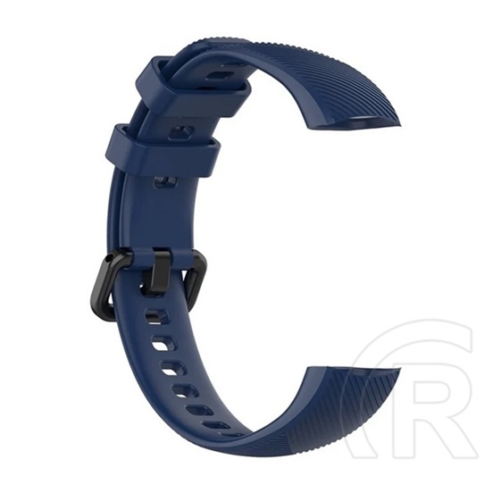 Gigapack Honor Band 4 pótszíj (egyedi méret, szilikon, állítható) sötétkék
