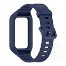 Gigapack Honor Band 9  pótszíj (egyedi méret, szilikon, ütésállóság + szilikon keret) sötétkék