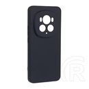 Gigapack Honor Magic6 Pro 5G szilikon telefonvédő (matt, mikrofiber plüss karcolásmentesítő belső, prémium) fekete
