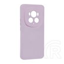 Gigapack Honor Magic6 Pro 5G szilikon telefonvédő (matt, mikrofiber plüss karcolásmentesítő belső, prémium) lila