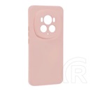 Gigapack Honor Magic6 Pro 5G szilikon telefonvédő (matt, mikrofiber plüss karcolásmentesítő belső, prémium) rózsaszín