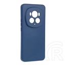 Gigapack Honor Magic6 Pro 5G szilikon telefonvédő (matt, mikrofiber plüss karcolásmentesítő belső, prémium) sötétkék
