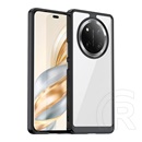 Gigapack Honor Magic7 Lite szilikon telefonvédő (ütésállóság, átlátszó hátlap) fekete