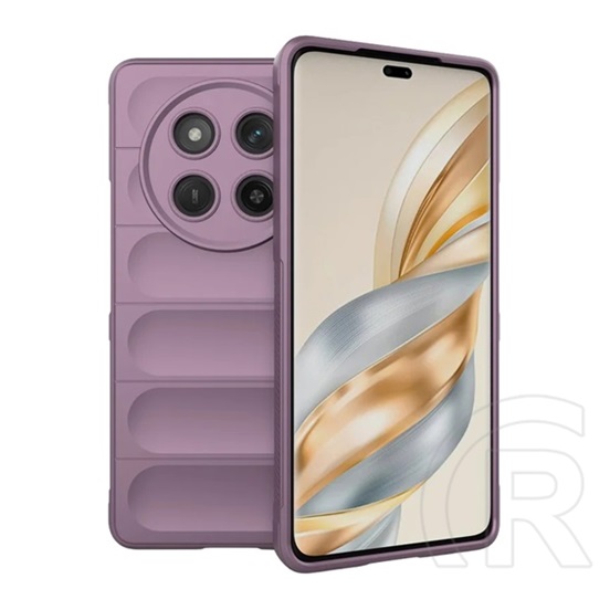 Gigapack Honor Magic 7 Lite szilikon telefonvédő (ütésállóság, kameravédő, 3d) lila