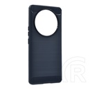 Gigapack Honor Magic 7 Lite szilikon telefonvédő (ütésállóság, légpárnás sarok, szálcsiszolt, karbon minta) sötétkék