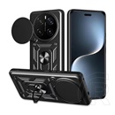 Gigapack Honor Magic 7 Pro defender szilikon telefonvédő (ütésállóság, tartógyűrű, kameravédő) fekete