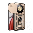 Gigapack Honor Magic 8 Lite defender szilikon telefonvédő (ütésállóság, tartógyűrű, kameravédő) arany