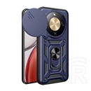 Gigapack Honor Magic 8 Lite defender szilikon telefonvédő (ütésállóság, tartógyűrű, kameravédő) sötétkék