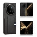 Gigapack Honor Magic V5 műanyag telefonvédő (bőr hatású hátlap, kártyatartó) fekete